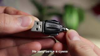 USB cable MOXOM micro USB (MX-CB46) Magnetic clips белый