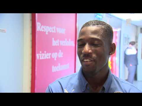 Ruben Schaken na afloop van SC Feyenoord - Feyenoord