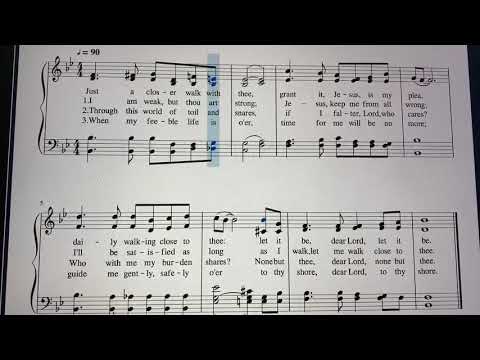 Just a Closer Walk With Thee