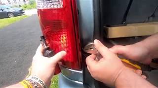 How to install tail light Assembly on a 06 Dodge Grand Caravan
