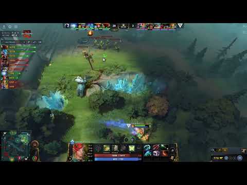 Aui_2000's Perspective - in his very annoying creep cutting play | Bali Major #dota2