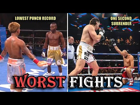 Boxing's Worst Fights