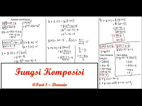 Fungsi Komposisi Part 1 - Domain
