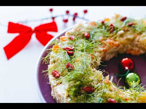 Ensalada Navideña de Gallina o Pollo Venezolana con un toque festivo