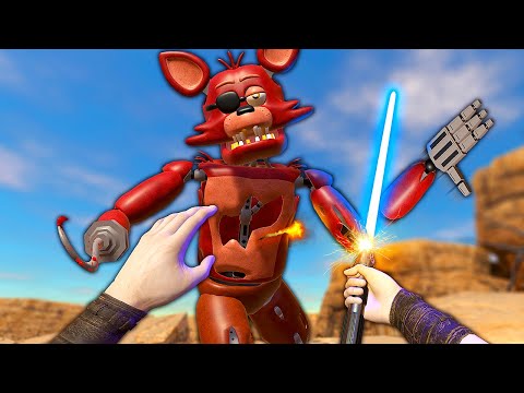 CHOPPING Up Foxy from FNAF - Blade and Sorcery VR Mods (U10)