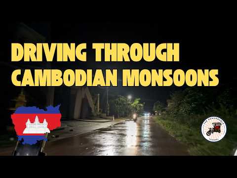 Riding Through a Cambodian Monsoon 🌩️ | What Locals Face Every Day