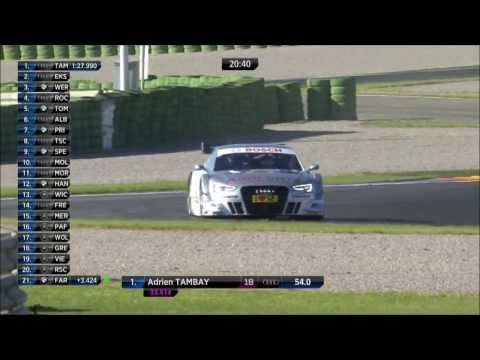 DTM 2012 Adrien Tambay fantastic save! Valencia
