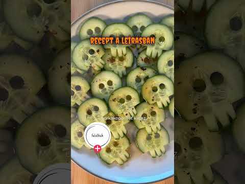 💀 Uborkakoponyák Halloweenre