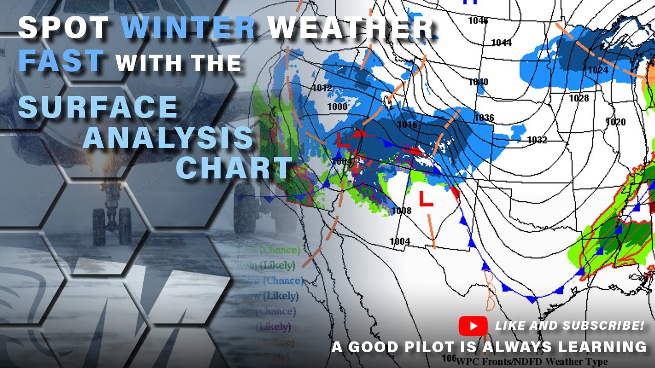 Spot Winter Weather Fast with the Surface Analysis Chart