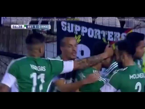 Alvaro Cejudo vs Real Madrid - AMAZING GOAL - Real Betis Real Madrid 1:1 2016