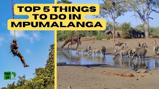 Top 5 Things to do in Mpumalanga