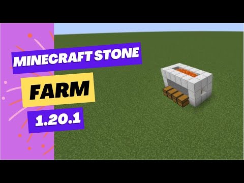 SenseixStorm - How To Make A Minecraft Stone Farm in 1.20.1 #minecraft #minecraftfarm #minecrafttutorial