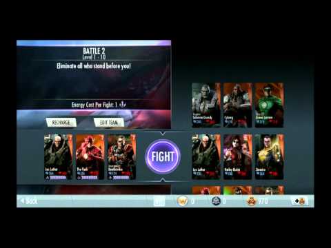 Injustice: Gods Among Us (iOS) - Brief Overview/Demo