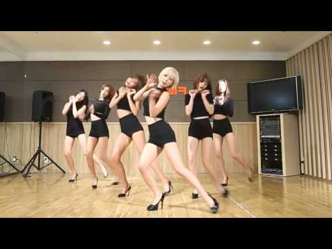 AOA - Like a Cat - mirrored dance practice video - Ace of Angels - 에이오에이 사뿐사뿐