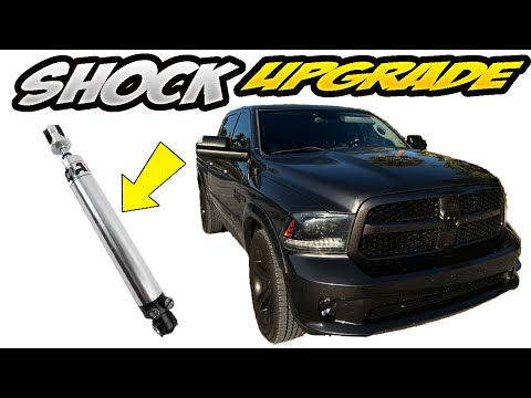 QA1 Adjustable Rear Shock Install on a RAM 1500 Pickup Truck