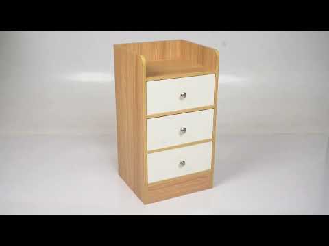How to Assemble Kawachi Modern 3 Drawer Sofa Side Table | Corner Bedside Table Nightstand | KW23