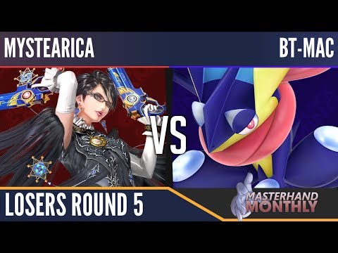 MHM:07-18 [Wii U] - Mystearica (Bayonetta) vs BT-Mac (Greninja) - Losers Round 5