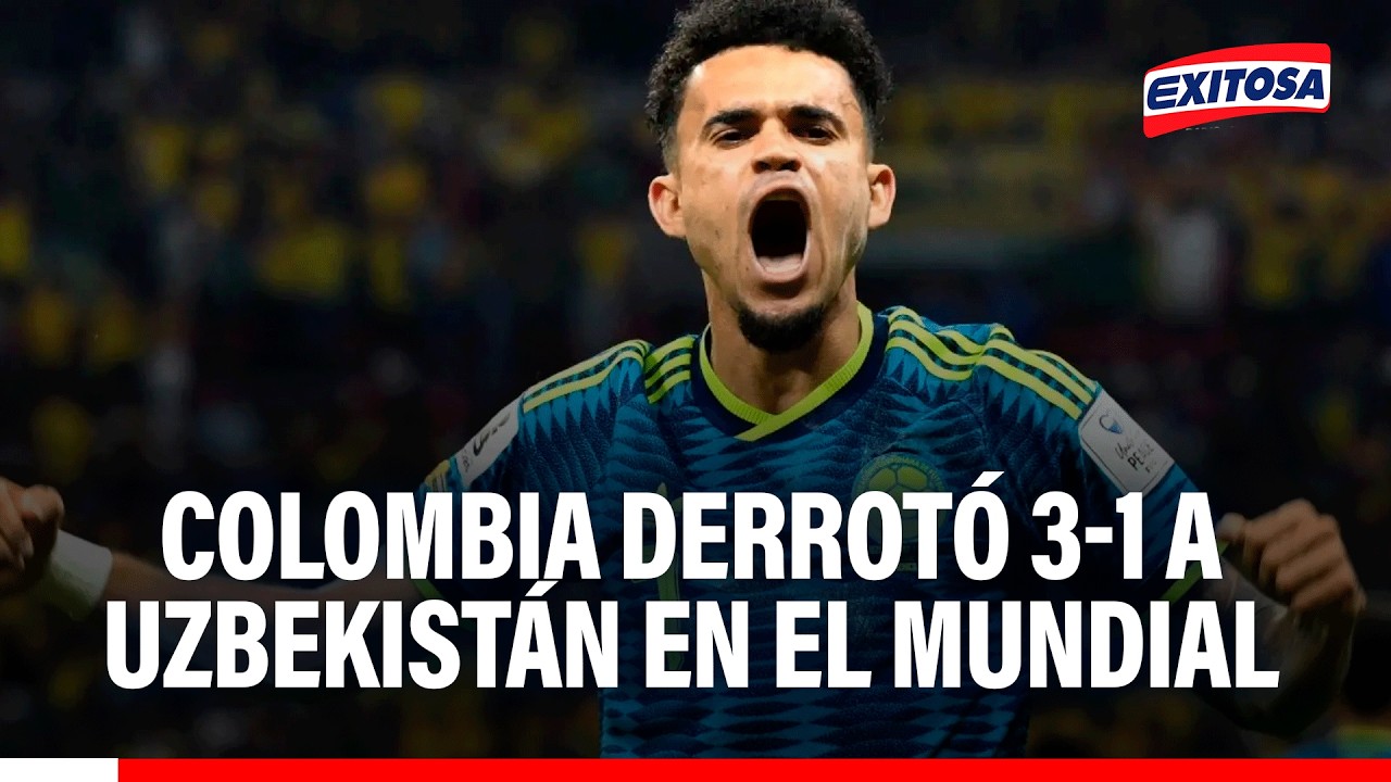 🔴🔵 Mundial 2026: Colombia derrotó 3-1 a Uzbekistán en su debut en el torneo