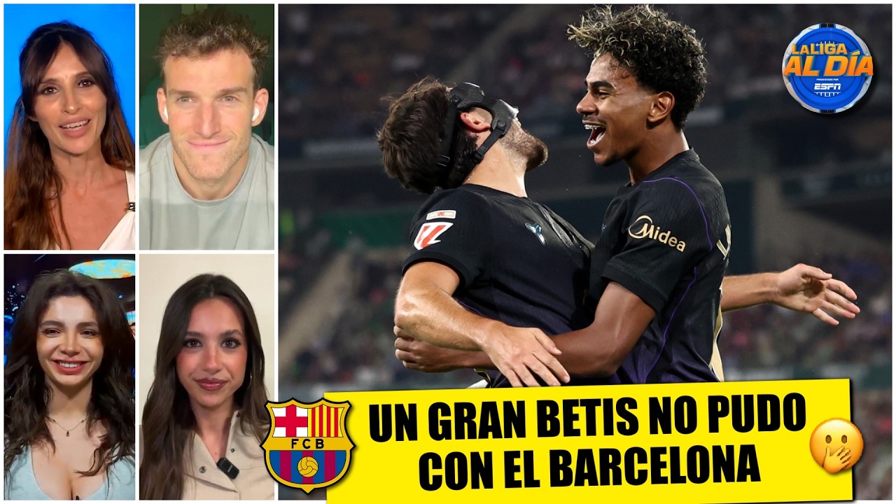 BARCELONA NO TIENE FRENO. SIGUE INTRATABLE y le propinó MANITA AL BETIS a domicilio | La Liga al Día