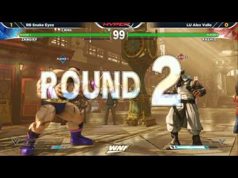 Snake Eyez (Zangief) vs Alex Valle (Rashid) WNF - Street Fighter 5