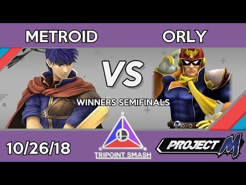 Tripoint Smash 33 - Winners Semifinals - metroid (Ike) Vs. ORLY (Captain Falcon)