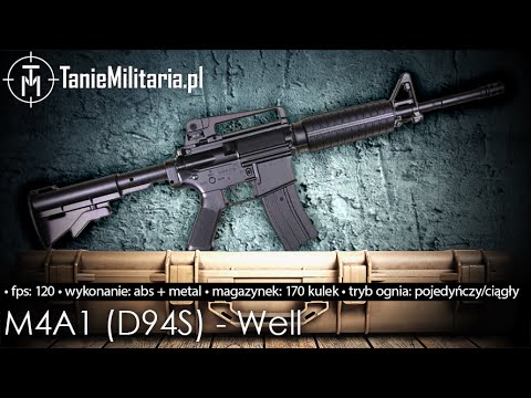 M4A1 (D94) FIRMY WELL - TANIEMILITARIA.PL