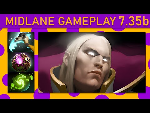 ⭐Invoker 20+ Kills! Mid Gameplay 7.35b - Dota 2 Top MMR