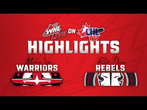 Moose Jaw Warriors at Red Deer Rebels 1/25 | WHL Highlights 2024-25