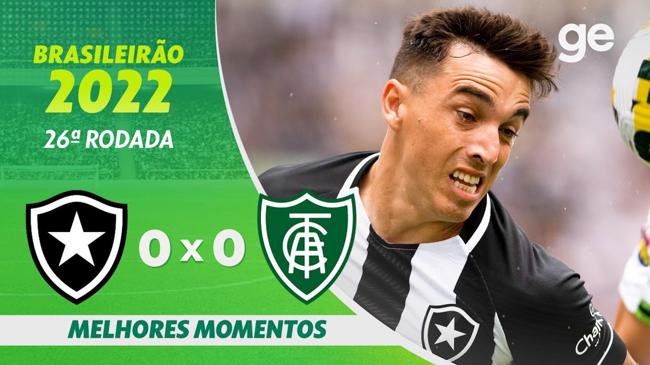 VÍDEO: os melhores momentos do empate em 0 a 0 entre Botafogo e América-MG VÍDEO: os melhores momentos do empate em 0 a 0 entre Botafogo e América-MG