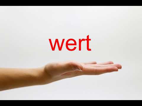 How to Pronounce wert - American English