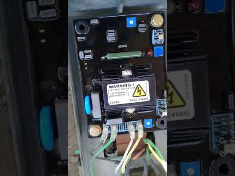 Avr sx 460  vs  mecc alte testing volt dan HZ