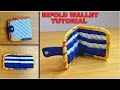 How to sew a fabric bifold wallet | card wallet | easy sewing bifold wallet 💳 tutorial