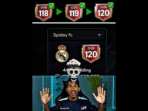 I Reach 120 Ovr in Fc26 💀💪#eafc25 #eafc24 #eafcmobile #fifamobile #shorts#vishyfc #viral