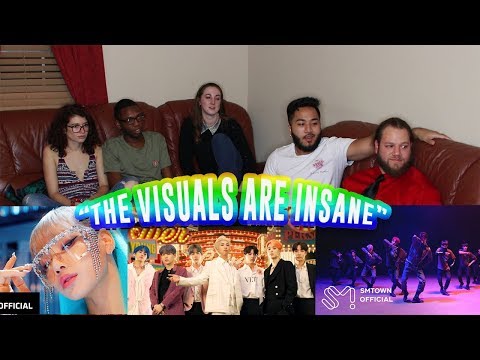COLLEGE STUDENTS REACT TO KPOP (BTS, BLACKPINK, EXO) | MOVIE CAST REACTS