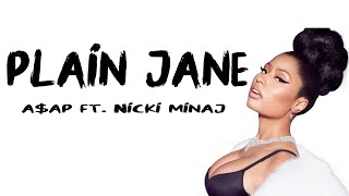 Nicki Minaj - Plain Jane  (Lyrics &amp; Audio) ft. A$AP Ferg