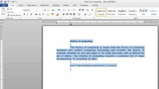 How to Indent Text in Word
