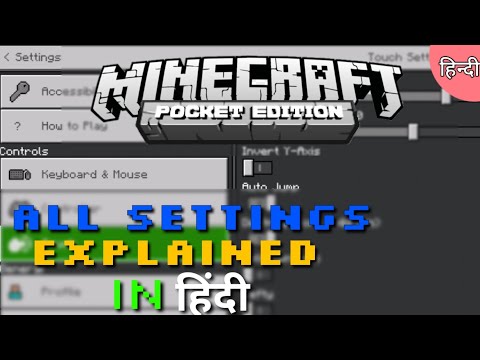 All Setting Of Minecraft Explain In Hindi|| Minecraft Setting In Hindi