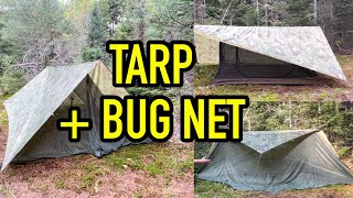 Bug Net and Tarp -Lightweight Shelter Options
