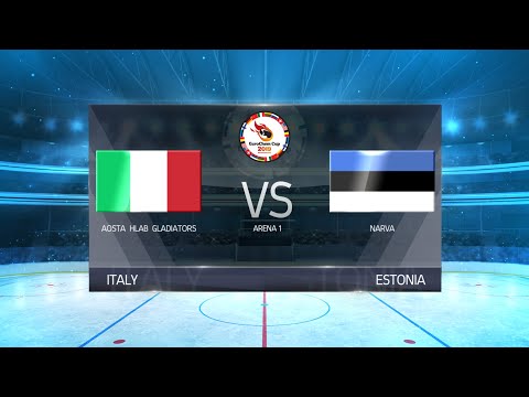 EuroChem Cup 2019 Arena 1 Day 2 Aosta Hlab Gladiators (Italy) - Narva (Estonia)
