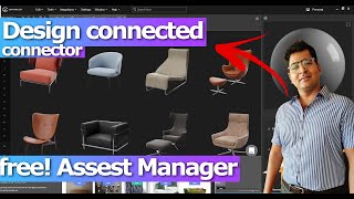 Design connected connector for 3Ds Max, Best Assets Manager for 3d Blocks I Free Project Manager