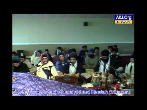 077 Toronto Dec. 2014 Smaagam - Saturday Morning Keertan - B. Saaheb Kaur Jee