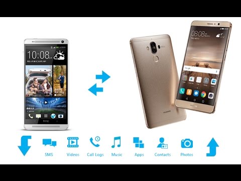 Transfer Data Contacts from HTC to Huawei Mate 9 (Pro)
