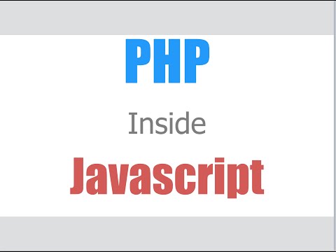How To Put Php Inside Javascript