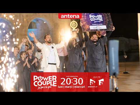 Campionii sezonului 3 Power Couple! Oase și Maria Pitică câștigă marele premiu