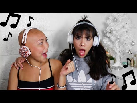 SINGING WITH NOISE CANCELLING HEAD PHONES CHALLENGE FT. MY SISTER