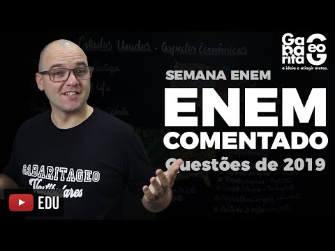 GEOGRAFIA - ENEM COMENTADO 2019 - QUESTÃO 90 CAD AZUL - A fome não é um problema técnico, pois...