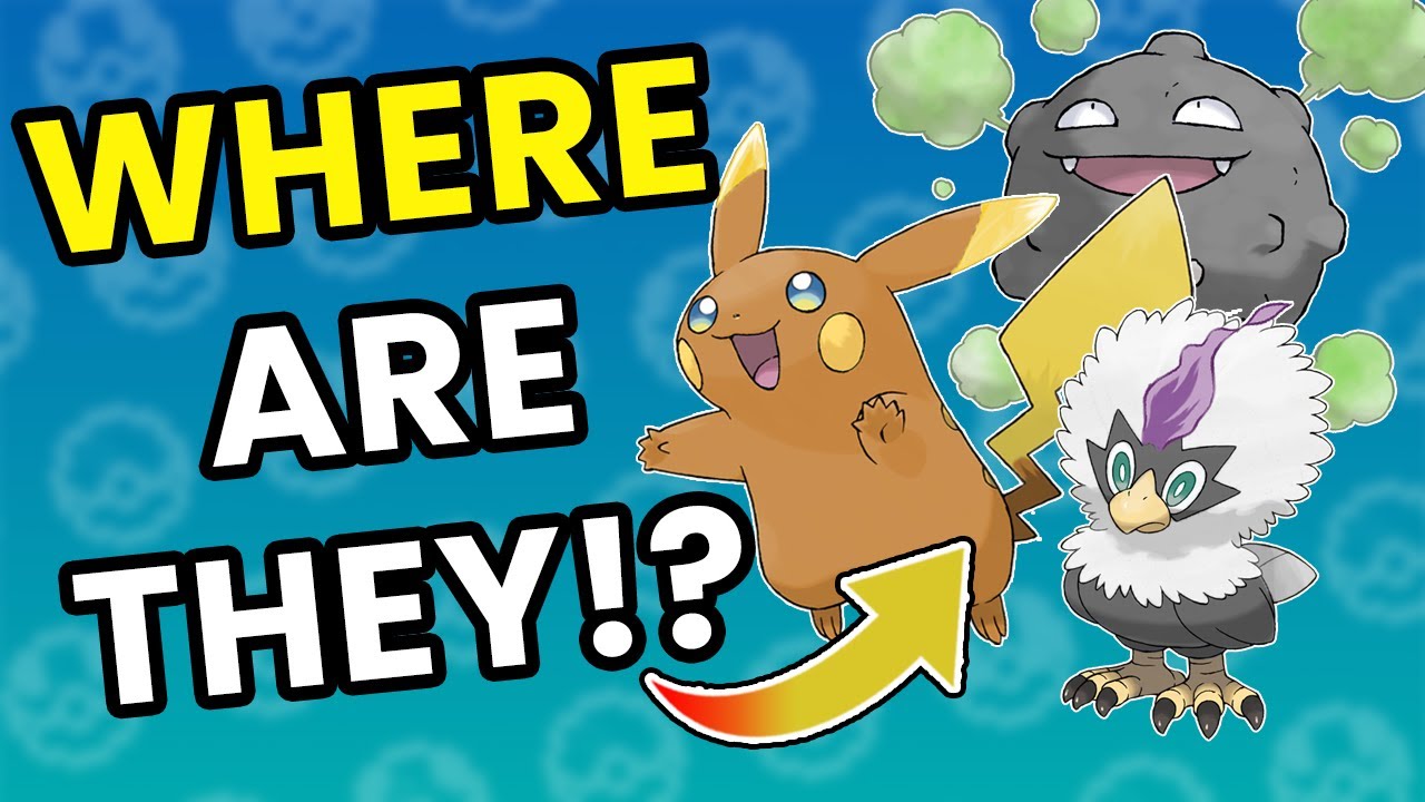 Pokémon's Missing Regional Forms