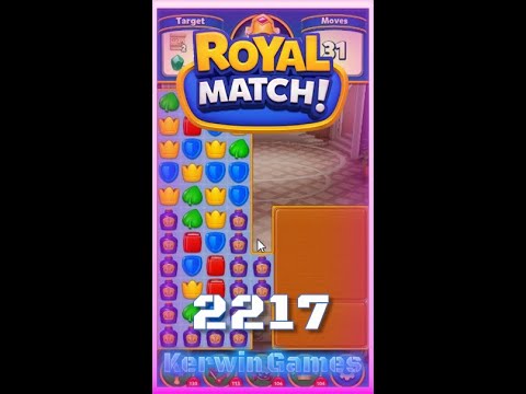 Royal Match Level 2217 - No Boosters Gameplay