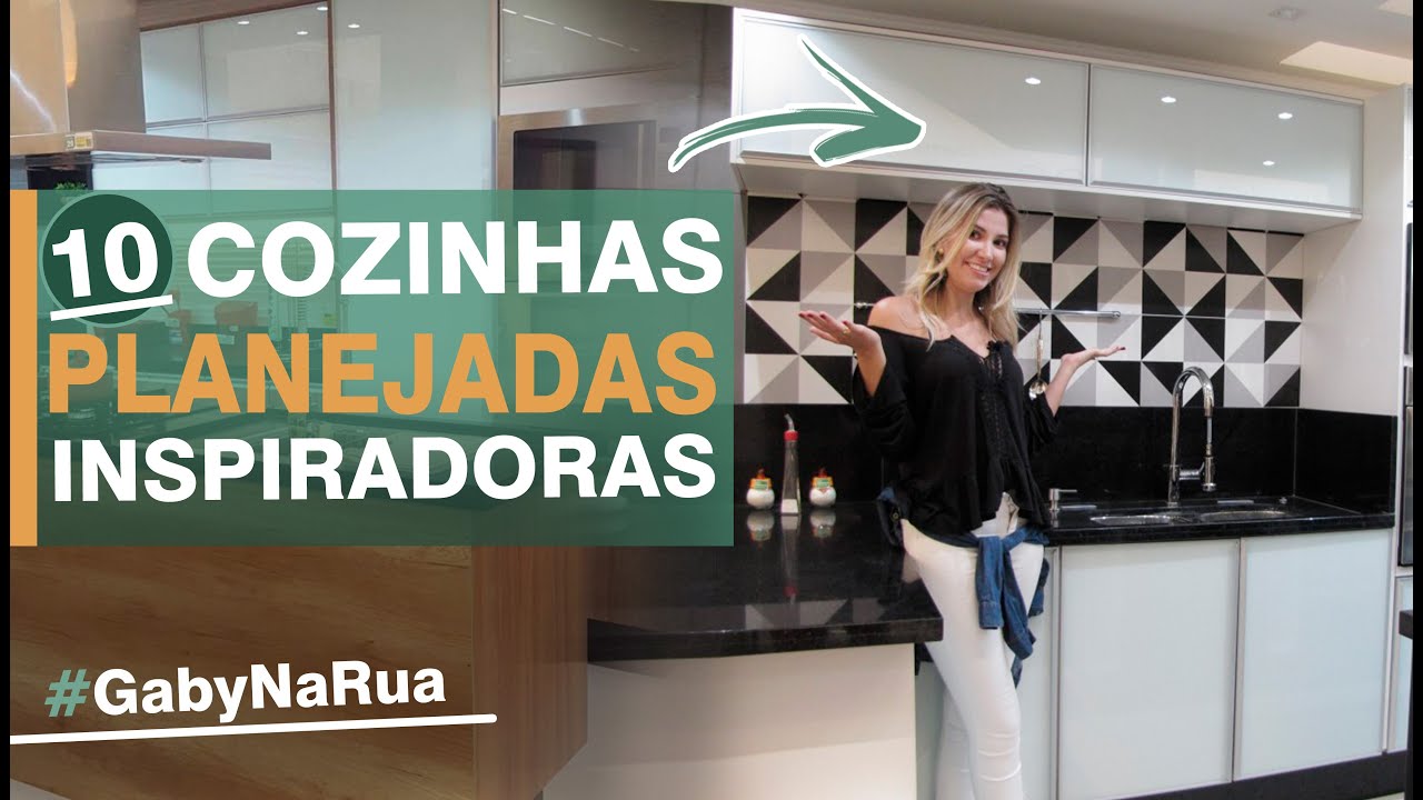 10 Cozinhas planejadas inspiradoras - #GabyNaRua #1