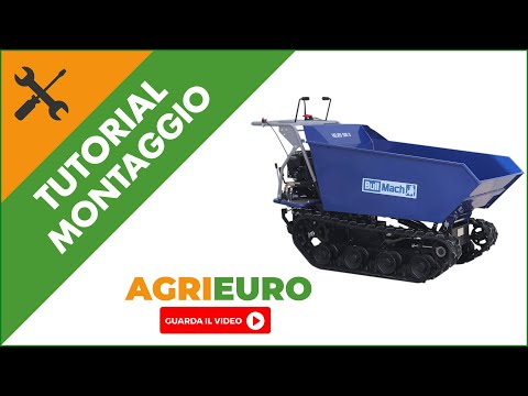 Motocarriola cingolata BullMach Helios 500 D: Guida al montaggio del prodotto